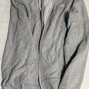 Adidas womens Gray zip up hoodie